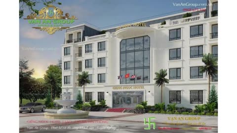 Mẫu Thiết kế khách sạn 3 sao Giếng Ngọc Hotel tại Cát Bà của Vạn An Group