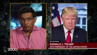 President Trump with Dinesh