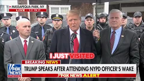 Donald Trump Remarks at Officer Johnathan Diller Funeral