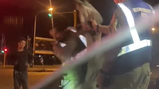 Homeless attack filmed