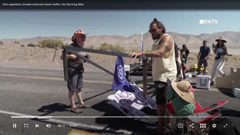 Nevada Rangers Ram Truck Through Peaceful Blockade of Climate Protesters at Burning Man
