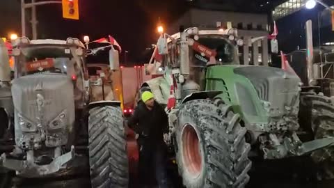 Canadian Farmers Join The "Freedom Convoy in Ottawa" Truckers For Freedom Convoy