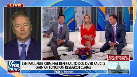 Dr. Rand Paul Joins Fox & Friends on Fox News - July 31, 2023