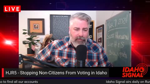 🔥CRAZY! Bill to stop non-citizens voting in Idaho get pushback from Democrat.
