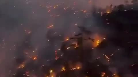 Scary Forest Fire in Mexico