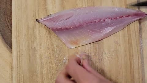 How to make Japanese horse mackerel sushi AJI