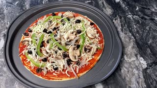 Home Made Veggie Pizza (Jan 2021)