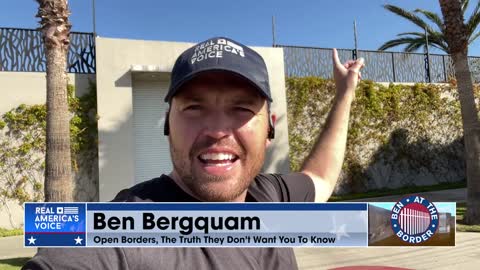 Crisis at the border-Tijuana Mexico. Ben Bergquam and Oscar El Blue with Real America's Voice News