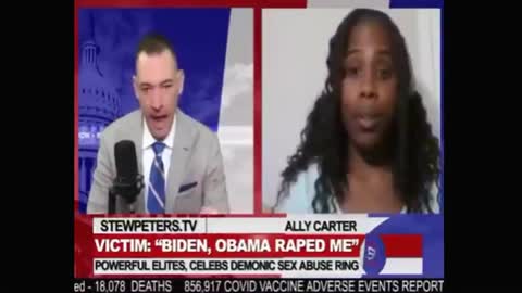 STEW PETERS SHOW - ALLY CARTER - OBAMA RAPED ME - MICHELLE (MICHAEL) IS A MAN