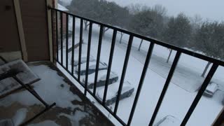 Rare Snowfall in Texas!