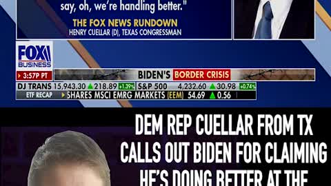 CUELLAR CALLS OUT BIDEN FOR JUST MOVING KIDS ‘FROM ONE TENT TO ANOTHER TENT’ AT THE BORDER