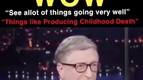 WOW Gates is excited about improving childhood death