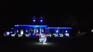 Christmas lights at North Valdosta