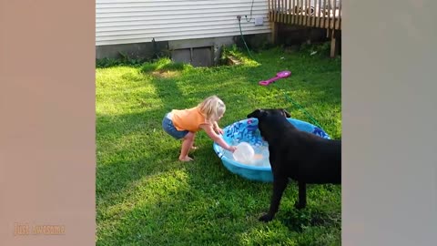 Funny Babies Playing With Water POOL FAILS 😂 Funniest Baby Videos