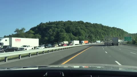 Driver captures 10 miles of traffic in Virginia
