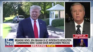 Lindsey Graham: Senate should dismiss a Trump impeachment trial