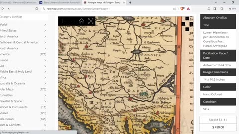 Dacia and Romania Represented on Old Maps from 1575 to 1689