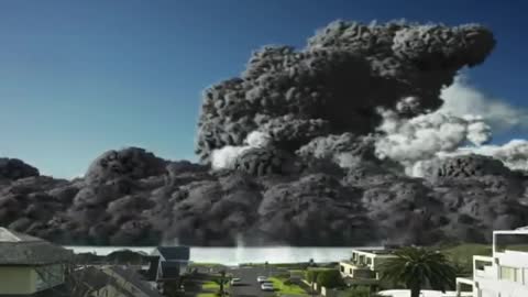 Volcano Eruption Video