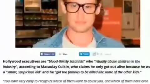 TSVN259 Macaulay Culkin ‘Satanic’ Hollywood Execs Ritually Murder Child Actors