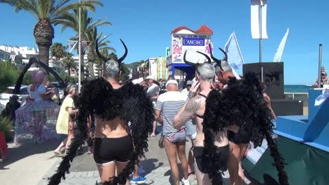 Sitges Barcelona Spain Gay LGBTQIA+ Pride 2016. The parade part 9