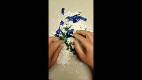 ASMR Dry Painted Soap Cutting (Hard Soap)