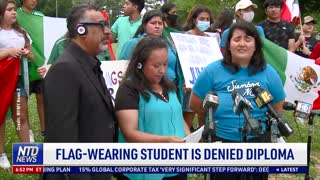 Flag-Wearing Student Denied Diploma