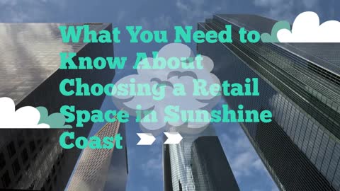 Considerations for Selecting the Right Retail Shop in Sunshine Coast