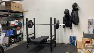Trying out 275 pounds on my new ROGUE bench press