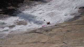 Kayaking Down the Largest Natural Water-Slide