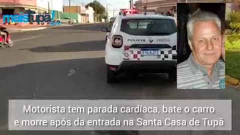 Motorista tem parada cardíaca em Tupã-SP