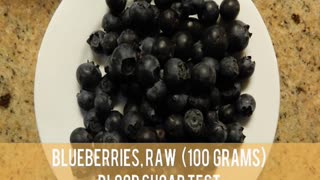 Blueberries, Raw - Blood Sugar Test