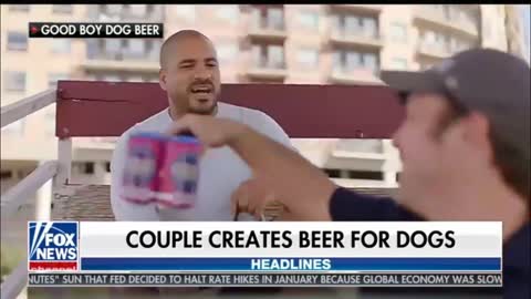 Dogs Drink Beer and Go CRAZY on news !!!