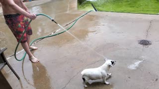 Oakley and the hose