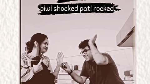 Biwi shocked pati rocked