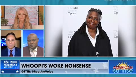 WHOOPI GOLDBERG - SECOND DAY OF COMMENTS ABOUT GOLDBERG'S PREVIOUS DAYS COMMENTS ABOUT TRUMP - 5 mins.