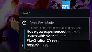 Be careful setting your PS5 to rest mode!