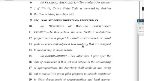HR3684 Infrastructure Bill 10 pages in 5 minutes pp 381 to 390