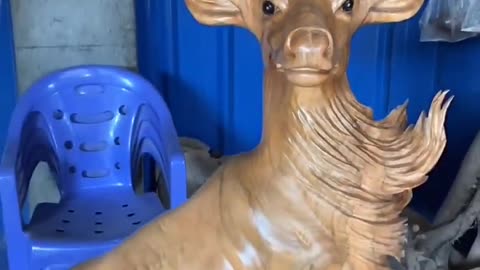 A Beautiful Deer |Amazing Next Level Woodworking #woodworking #wood #craft