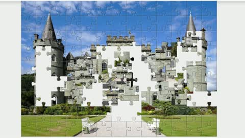 Puzzle. Inverary Castle - Scotland