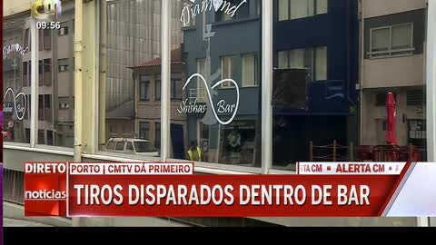 Tiroteio num bar na baixa do Porto faz três feridos