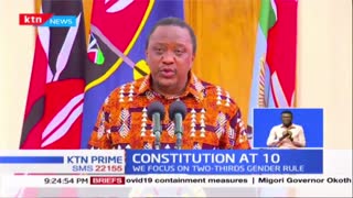 President Uhuru roots for Referendum |Constitution at 10