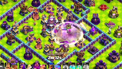 Super Archer with blimp in clash of clan #coc #clashofclans#supercell #shorts