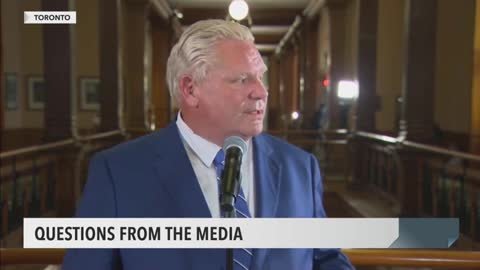 Canada: Ontario Premier Doug Ford comments after his meeting with PM Justin Trudeau – August 30, 2022
