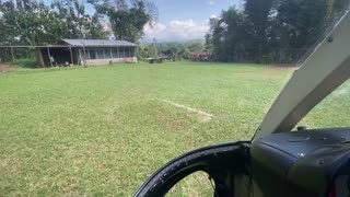 Flying over Guatemala Coffee Farm near Takalik