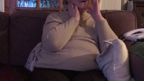 Grandmother's First Virtual Reality Roller-coaster