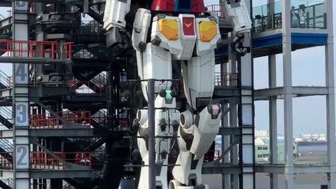 Have you ever seen such a big Gundam?