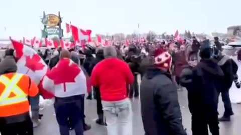 Media Lies About Massive Turnout In Toronto For Truckers' Freedom Convoy!