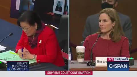 Sen. Hirono Stuns, Asks Amy Coney Barrett If She's Sexually Assaulted Anyone