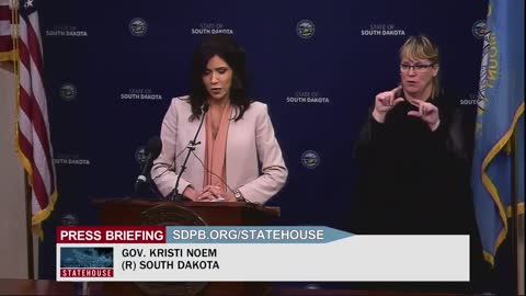 Gov. Noem SILENCES Reporters, Hands Out Facts on Biden They Refuse to Print