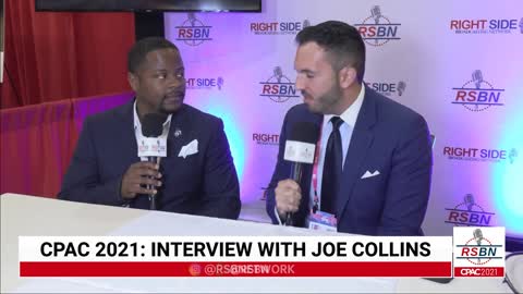 Interview with Joe Collins at CPAC 2021 in Dallas 7/10/21